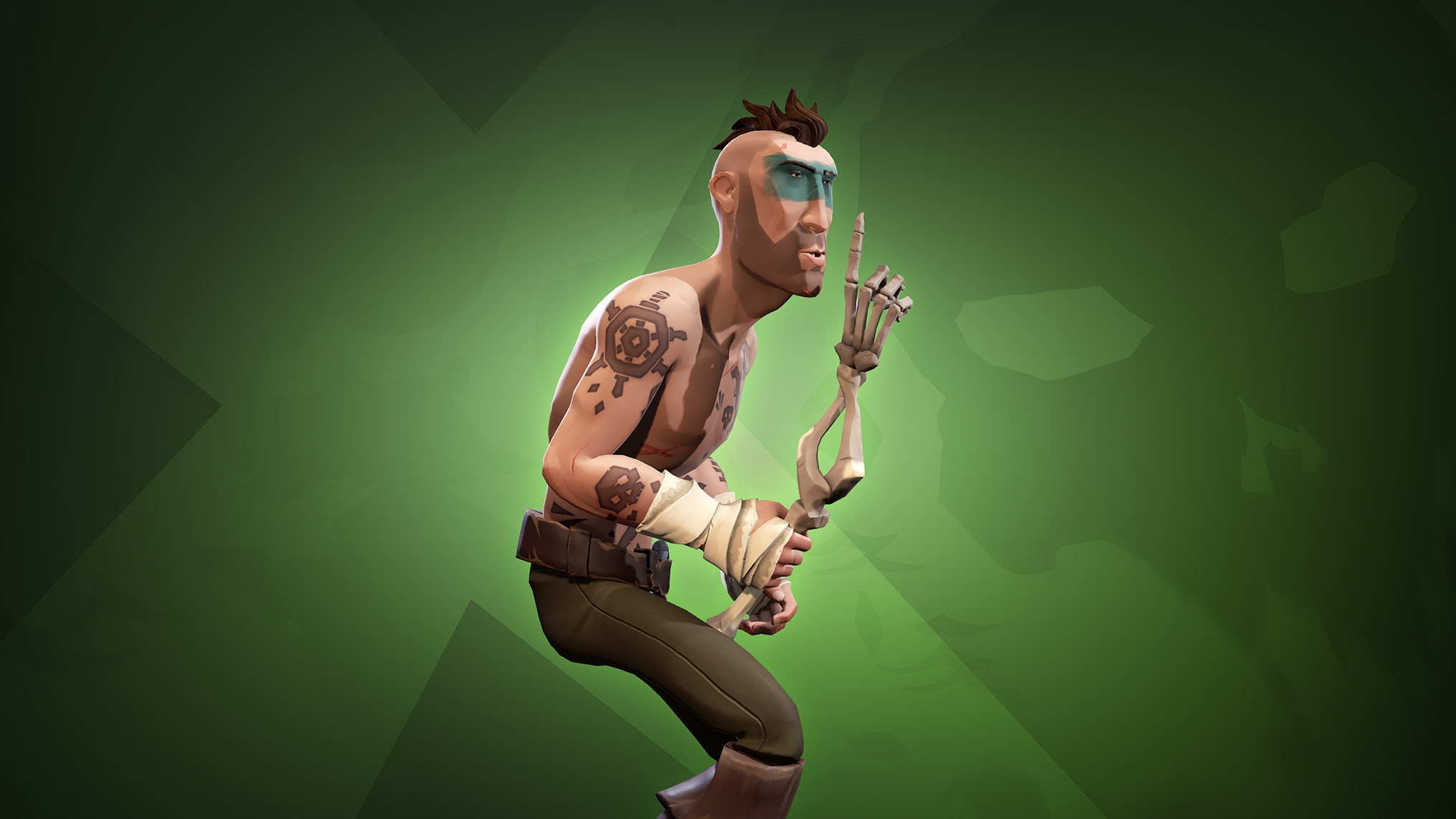 Free Emote – Skeleton Arm Shush
