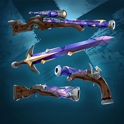 Conjunto de cometa radiante