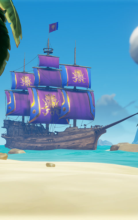 Membresía Del Gremio Sea Of Thieves - Incluye Velas Raras (Ferryman, Obsidian, Arena)